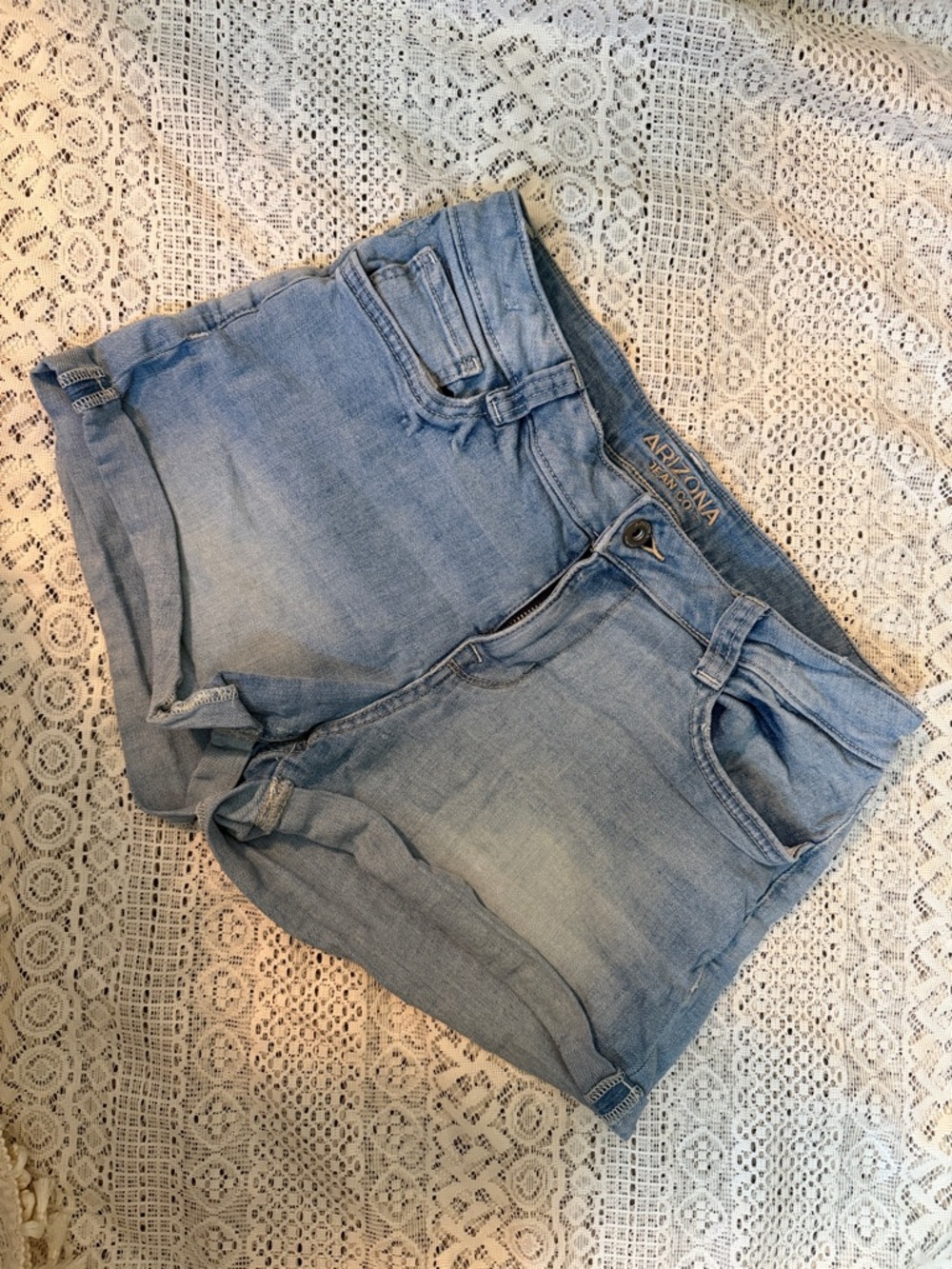 Arizona Jean Company Light Blue Denim Shorts